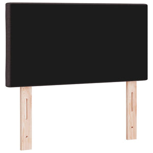 vidaXL LED Headboard Brown 80 cm Fabric