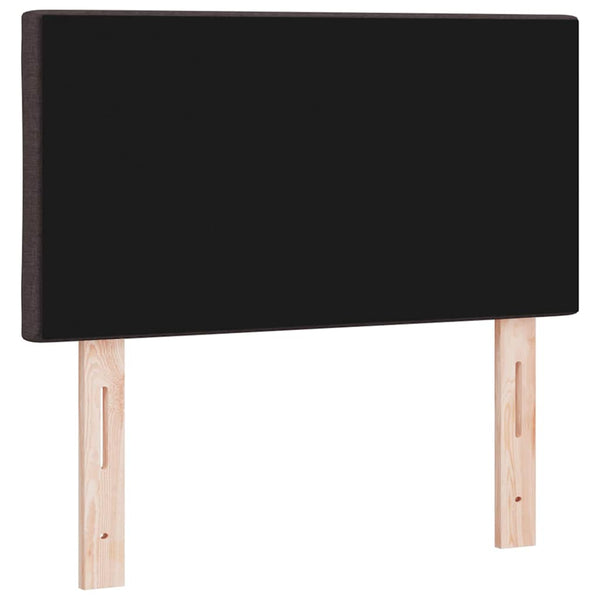 vidaXL LED Headboard Brown 80 cm Fabric