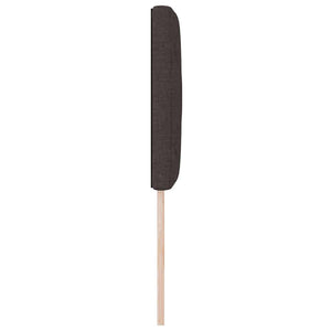 vidaXL LED Headboard Brown 80 cm Fabric