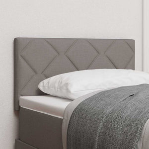 vidaXL LED Headboard Taupe 80 cm Fabric
