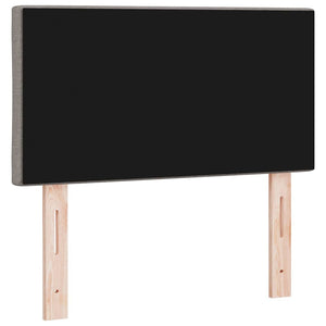 vidaXL LED Headboard Taupe 80 cm Fabric