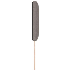 vidaXL LED Headboard Taupe 80 cm Fabric