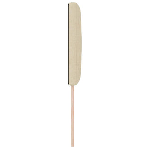 vidaXL LED Headboard Cream 80 cm Fabric