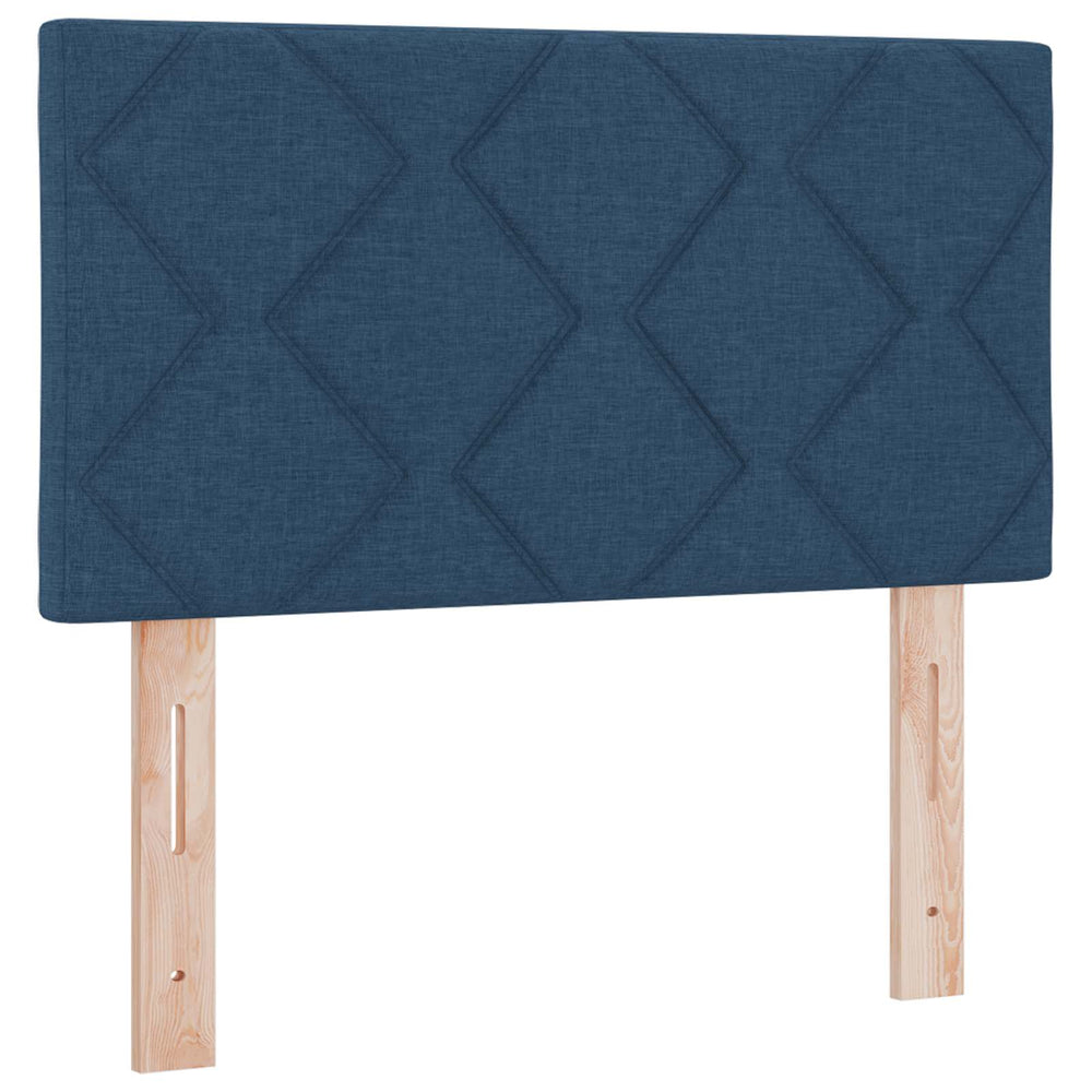 vidaXL LED Headboard Blue 80 cm Fabric