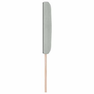 vidaXL LED Headboard Light Grey 80 cm Velvet