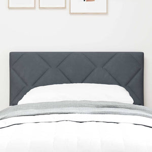vidaXL LED Headboard Dark Grey 80 cm Velvet