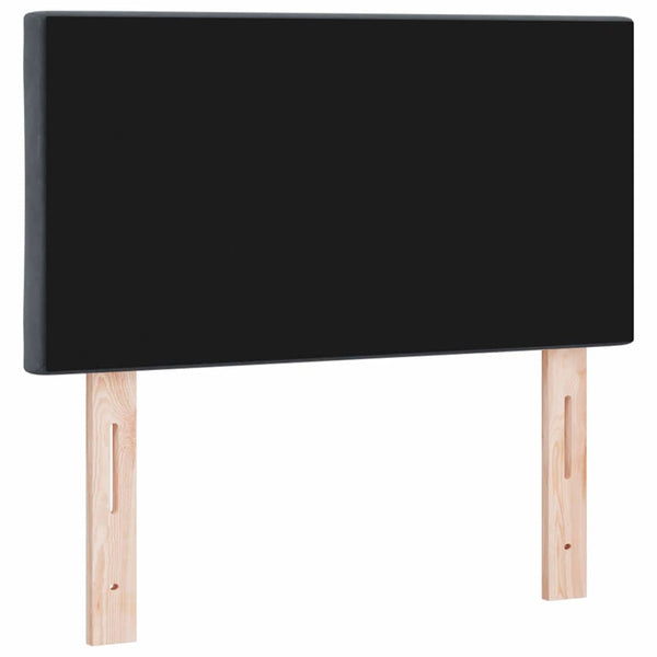 vidaXL LED Headboard Dark Grey 80 cm Velvet