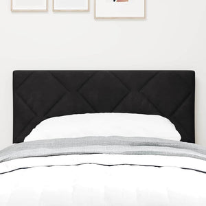 vidaXL LED Headboard Black 80 cm Velvet
