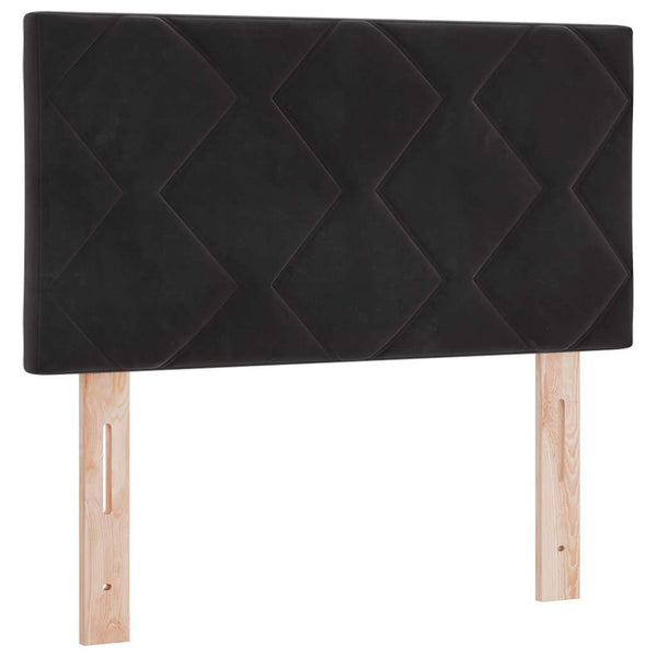 vidaXL LED Headboard Black 80 cm Velvet