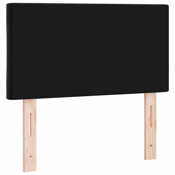 vidaXL LED Headboard Black 80 cm Velvet