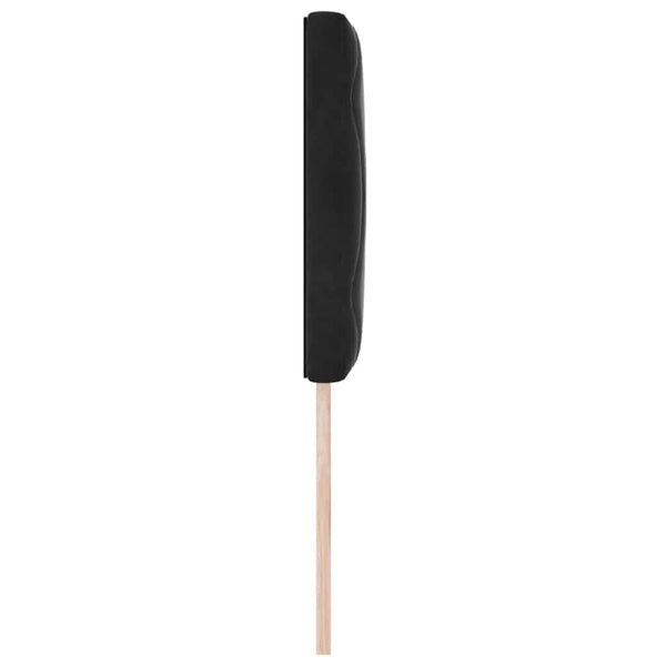 vidaXL LED Headboard Black 80 cm Velvet