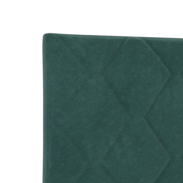 vidaXL LED Headboard Dark Green 80 cm Velvet