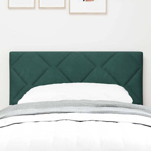 vidaXL LED Headboard Dark Green 80 cm Velvet
