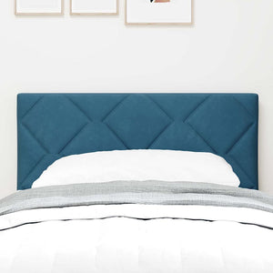 vidaXL LED Headboard Dark Blue 80 cm Velvet