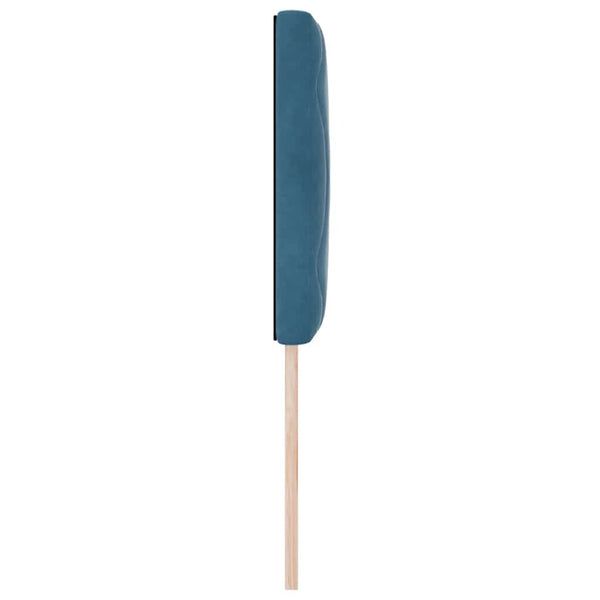 vidaXL LED Headboard Dark Blue 80 cm Velvet