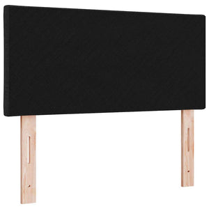 vidaXL LED Headboard Black 90 cm Fabric