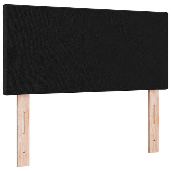 vidaXL LED Headboard Black 90 cm Fabric