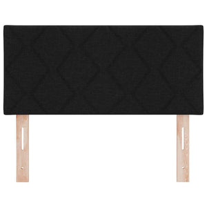 vidaXL LED Headboard Black 90 cm Fabric