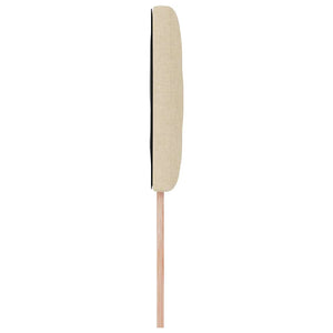 vidaXL LED Headboard Cream 90 cm Fabric
