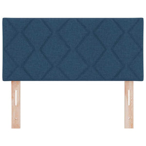 vidaXL LED Headboard Blue 90 cm Fabric