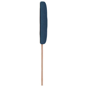 vidaXL LED Headboard Blue 90 cm Fabric