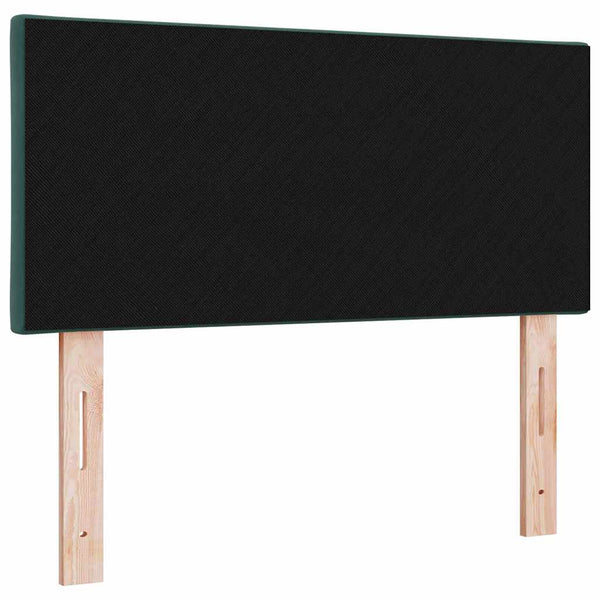 vidaXL LED Headboard Dark Green 90 cm Velvet