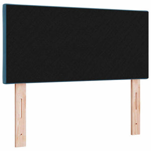 vidaXL LED Headboard Dark Blue 90 cm Velvet