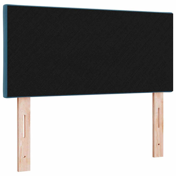 vidaXL LED Headboard Dark Blue 90 cm Velvet
