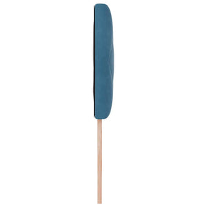 vidaXL LED Headboard Dark Blue 90 cm Velvet