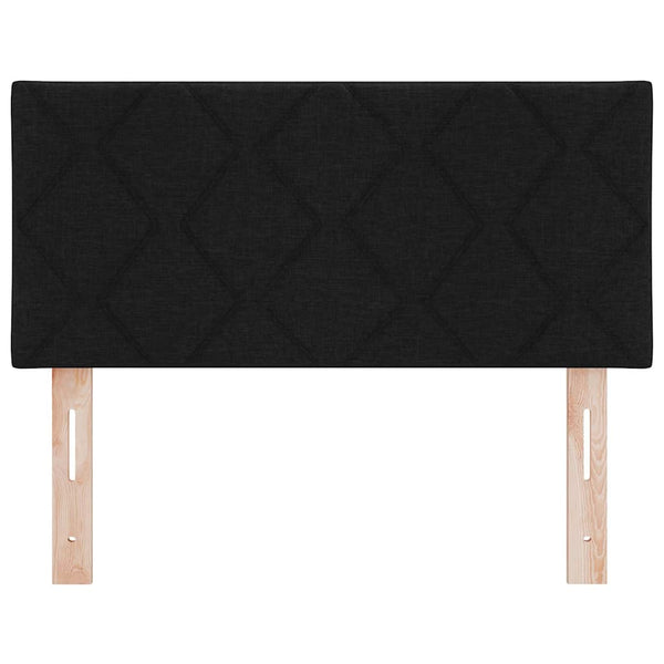 vidaXL LED Headboard Black 100 cm Fabric