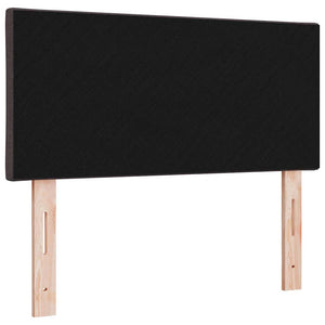 vidaXL LED Headboard Brown 100 cm Fabric