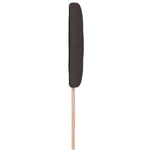 vidaXL LED Headboard Brown 100 cm Fabric