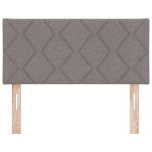 vidaXL LED Headboard Taupe 100 cm Fabric