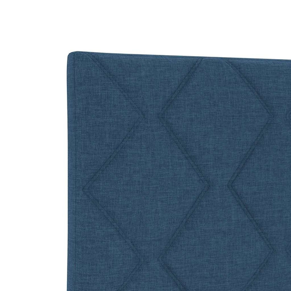 vidaXL LED Headboard Blue 100 cm Fabric