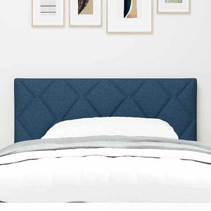 vidaXL LED Headboard Blue 100 cm Fabric