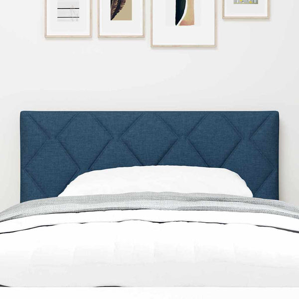 vidaXL LED Headboard Blue 100 cm Fabric