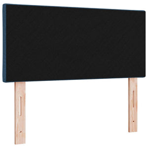 vidaXL LED Headboard Blue 100 cm Fabric