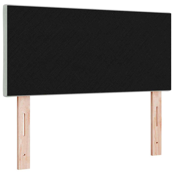 vidaXL LED Headboard Light Gray 100 cm Velvet