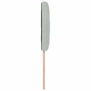 vidaXL LED Headboard Light Gray 100 cm Velvet