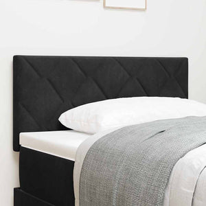 vidaXL LED Headboard Black 100 cm Velvet
