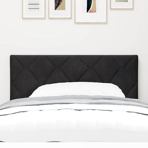 vidaXL LED Headboard Black 100 cm Velvet