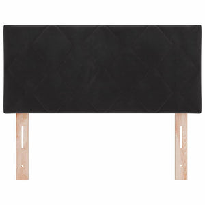 vidaXL LED Headboard Black 100 cm Velvet