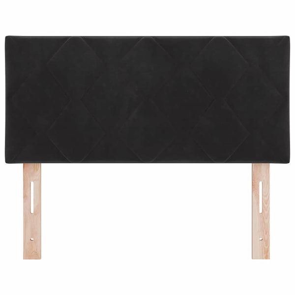 vidaXL LED Headboard Black 100 cm Velvet