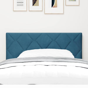 vidaXL LED Headboard Dark Blue 100 cm Velvet