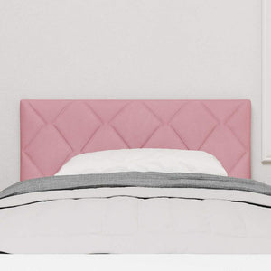 vidaXL LED Headboard Pink 100 cm Velvet