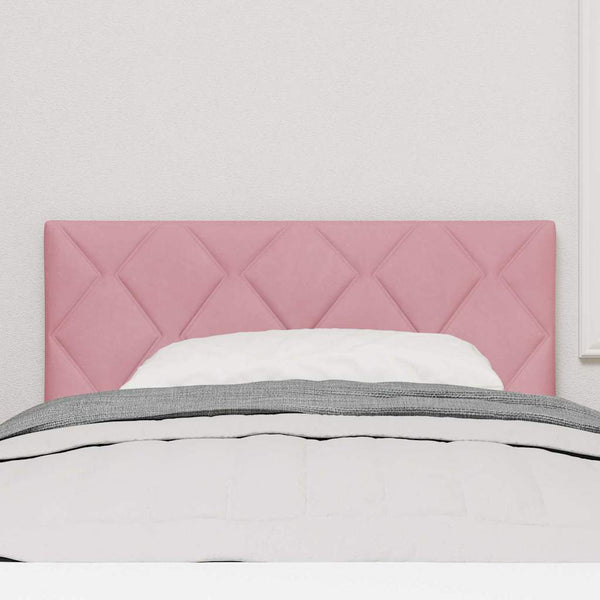 vidaXL LED Headboard Pink 100 cm Velvet