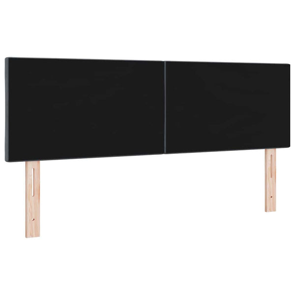vidaXL LED Headboard Dark Grey 144 cm Velvet