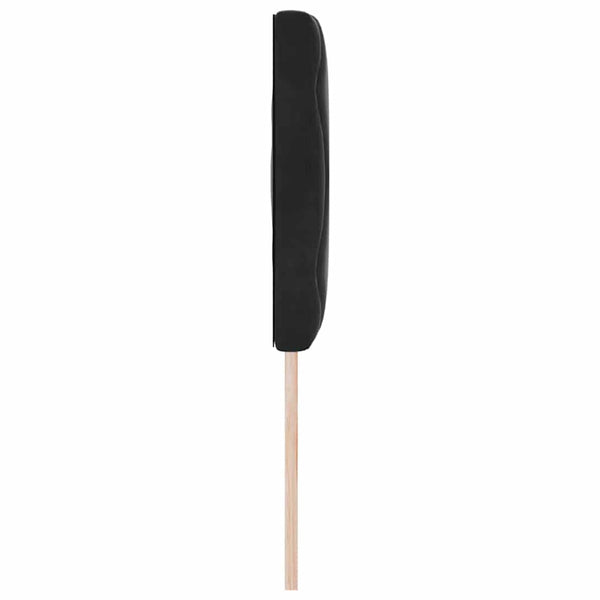 vidaXL LED Headboard Black 144 cm Velvet