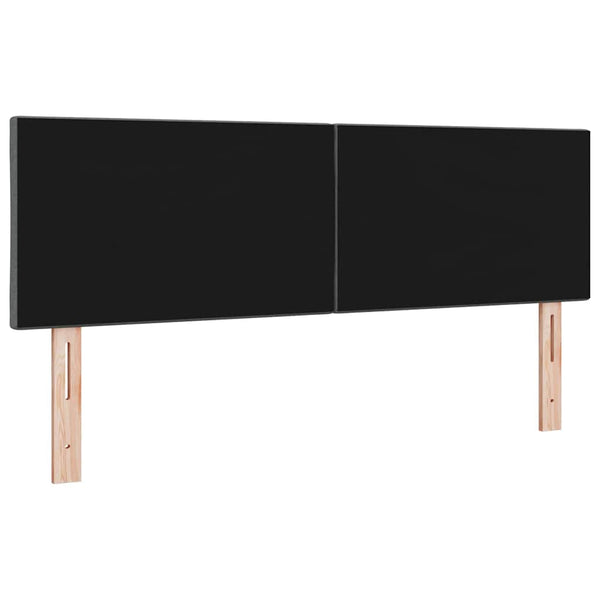 vidaXL LED Headboard Grey 160 cm Fabric