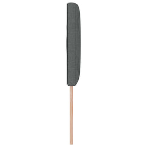 vidaXL LED Headboard Grey 160 cm Fabric